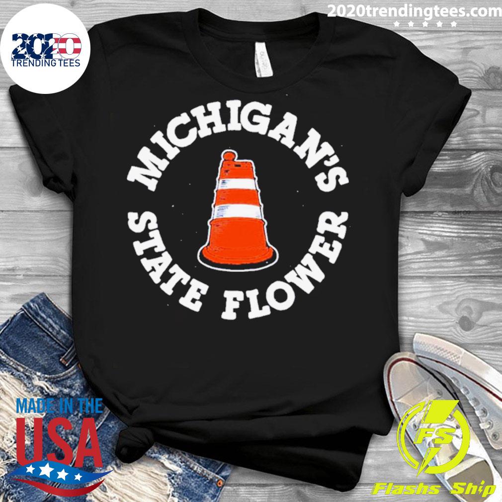 Official michigan's State Flower - Adult & Kids T-Shirts, Sweatshirts & Hoodies apparel design preview 3