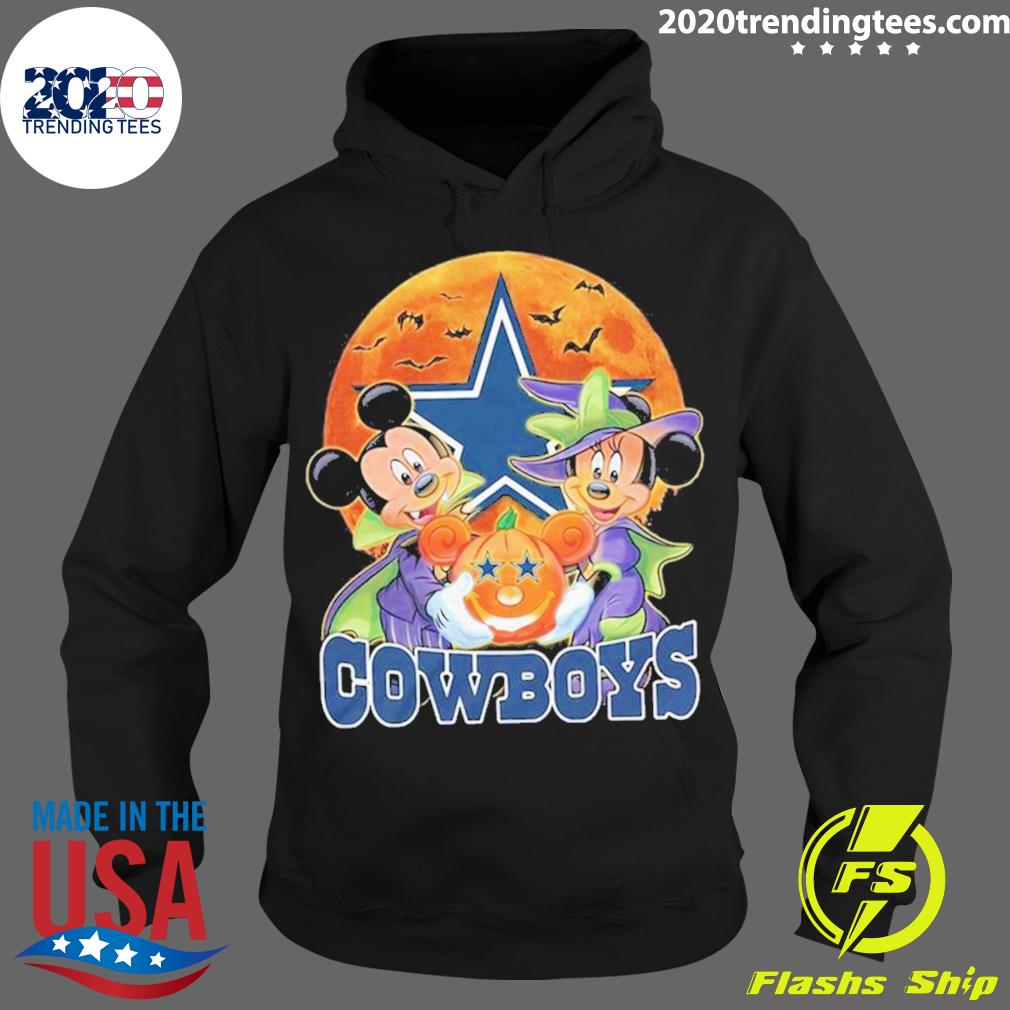 Official mickey Mouse And Minnie Dallas Cowboys - Adult & Kids T-Shirts, Sweatshirts & Hoodies apparel design preview 2