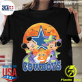 Official mickey Mouse And Minnie Dallas Cowboys - Adult & Kids T-Shirts, Sweatshirts & Hoodies apparel design preview 1