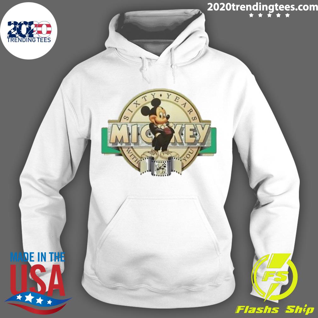 Official mickey Sixty Years With You - Adult & Kids T-Shirts, Sweatshirts & Hoodies apparel design preview 2