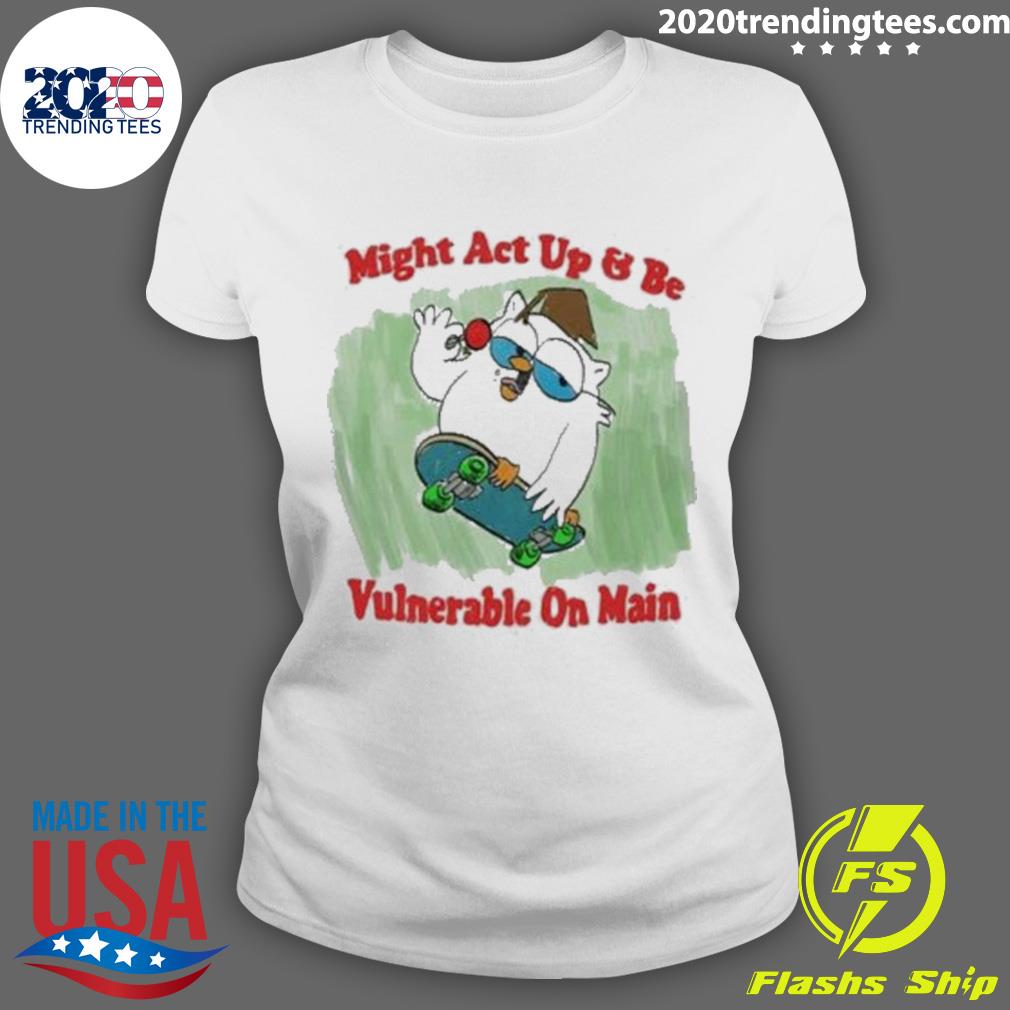 Official might Act Up And Be Vulnerable On Main 2022 - Adult & Kids T-Shirts, Sweatshirts & Hoodies apparel design preview 3