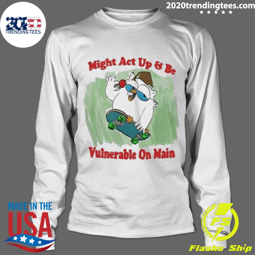 Official might Act Up And Be Vulnerable On Main 2022 - Adult & Kids T-Shirts, Sweatshirts & Hoodies apparel design preview 4