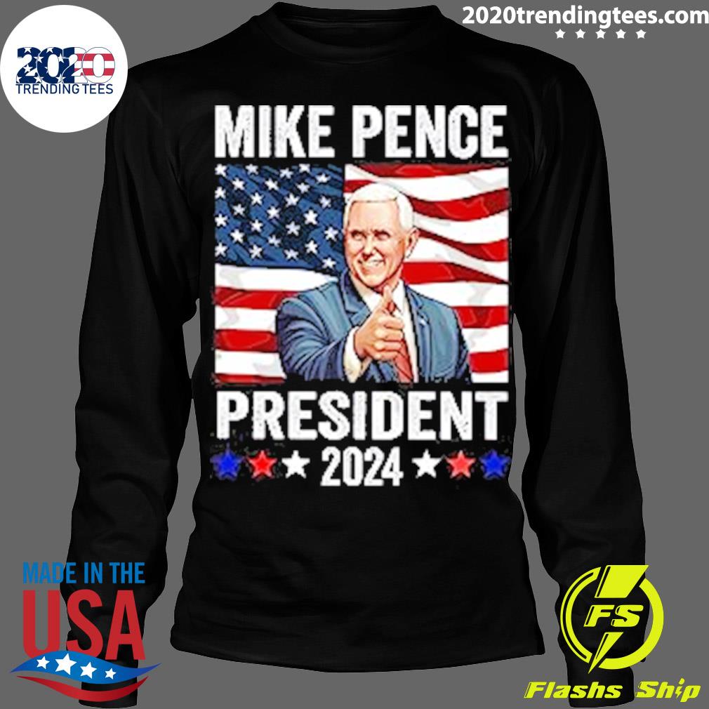 Official mike Pence 2024 American Presidential - Adult & Kids T-Shirts, Sweatshirts & Hoodies apparel design preview 4
