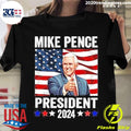 Official mike Pence 2024 American Presidential - Adult & Kids T-Shirts, Sweatshirts & Hoodies apparel design preview 1
