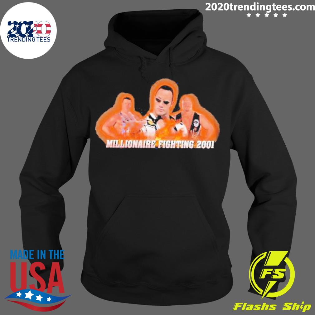 Official millionaire Fighting 2001 - Adult & Kids T-Shirts, Sweatshirts & Hoodies apparel design preview 2