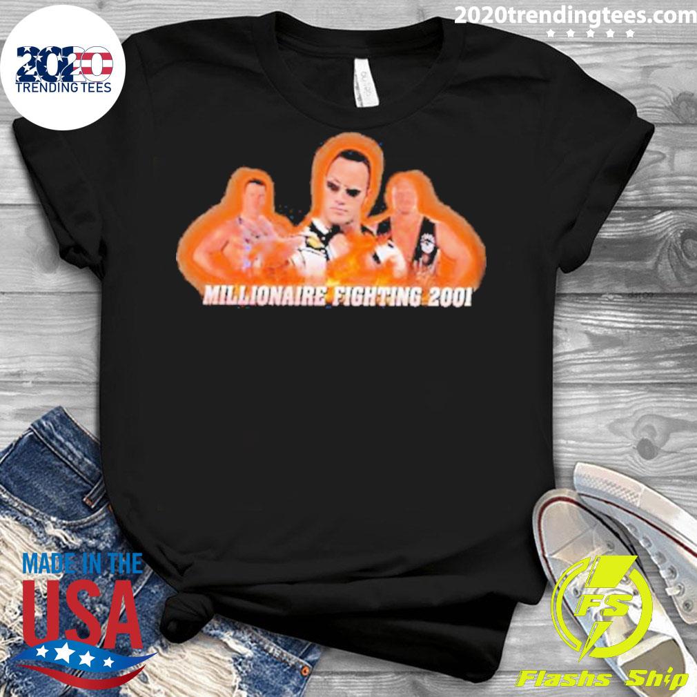 Official millionaire Fighting 2001 - Adult & Kids T-Shirts, Sweatshirts & Hoodies apparel design preview 3