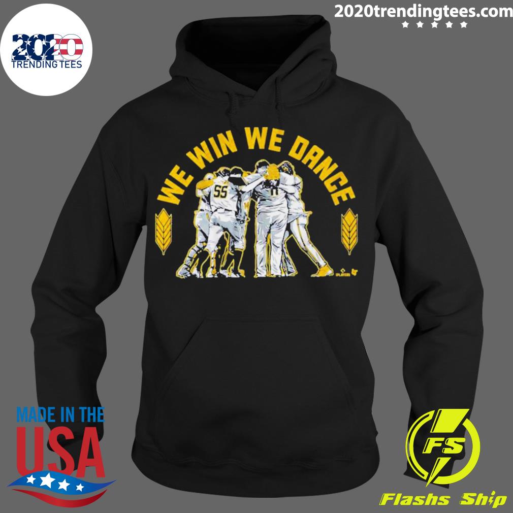 Official milwaukee Baseball We Win Dance - Adult & Kids T-Shirts, Sweatshirts & Hoodies apparel design preview 2