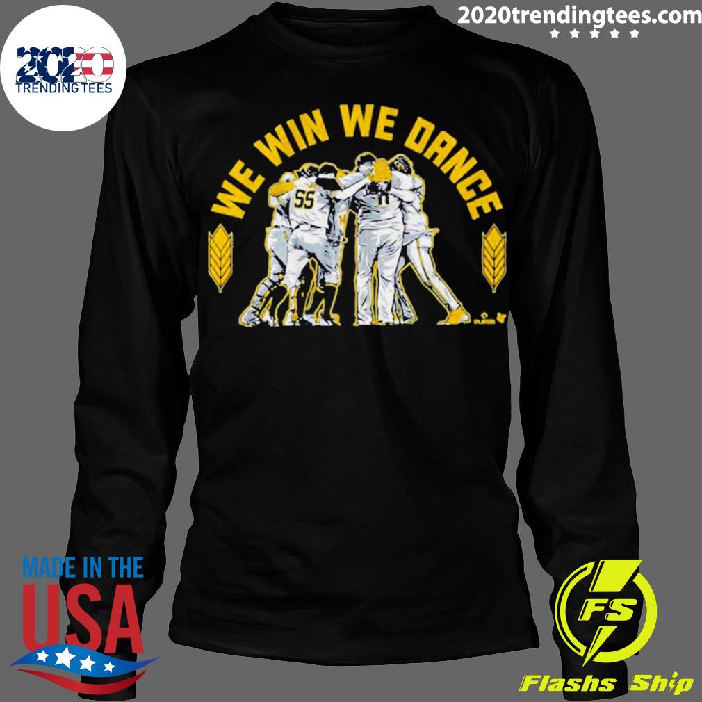 Official milwaukee Baseball We Win Dance - Adult & Kids T-Shirts, Sweatshirts & Hoodies apparel design preview 4