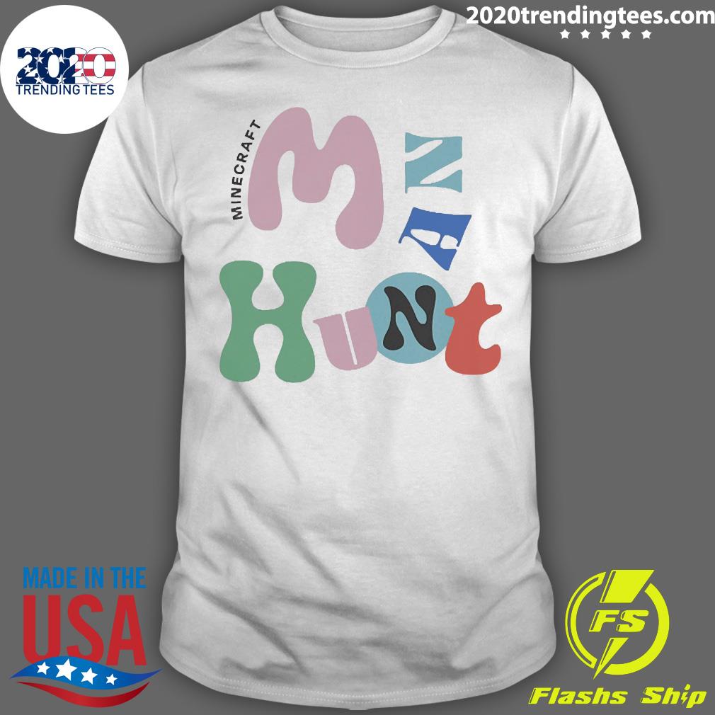 Official Minecraft Manhunt - Adult & Kids T-Shirts, Sweatshirts & Hoodies apparel design preview 1