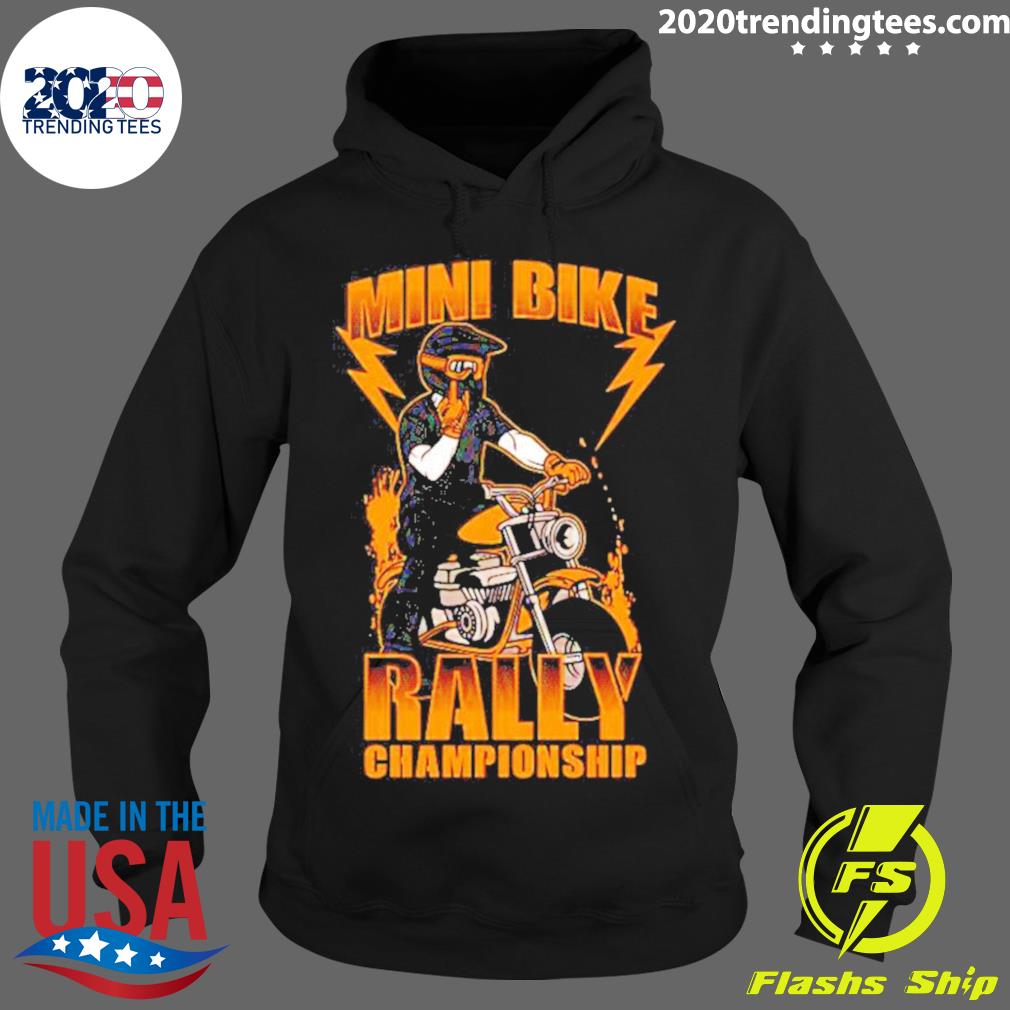 Official mini Bike Rally Championship - Adult & Kids T-Shirts, Sweatshirts & Hoodies apparel design preview 2