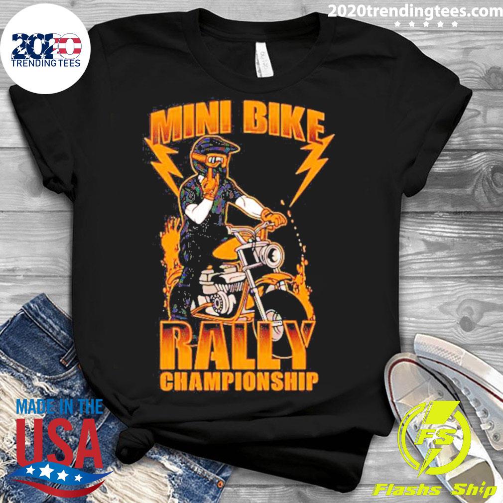 Official mini Bike Rally Championship - Adult & Kids T-Shirts, Sweatshirts & Hoodies apparel design preview 3