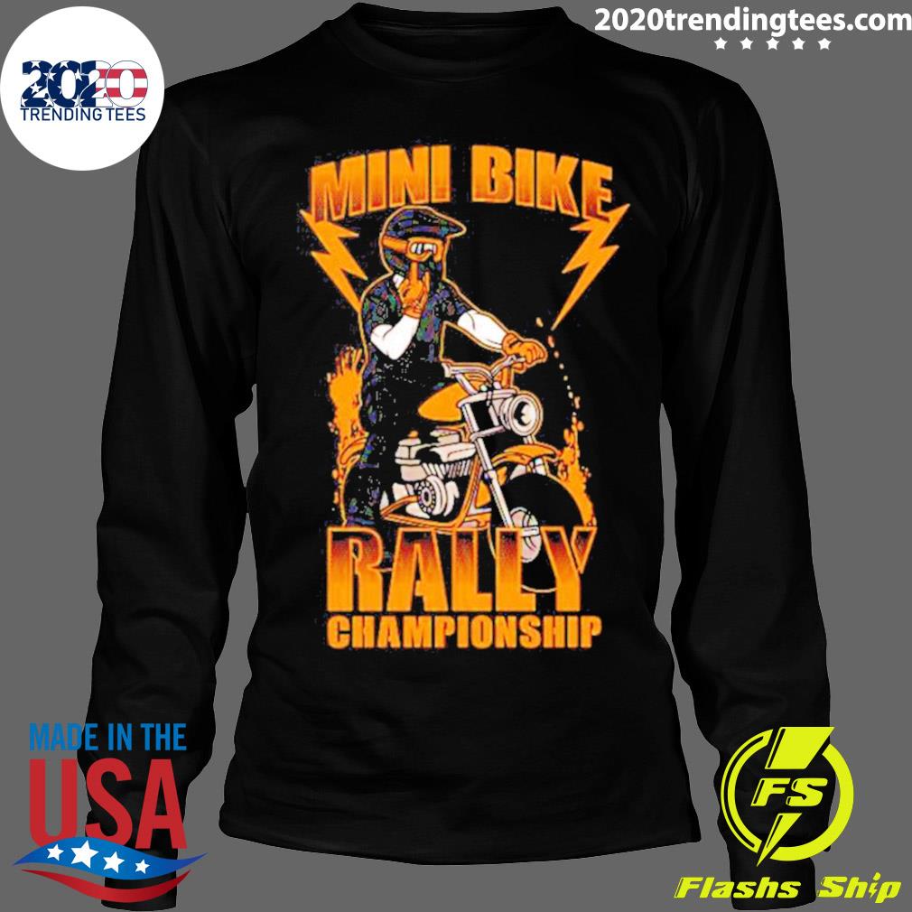 Official mini Bike Rally Championship - Adult & Kids T-Shirts, Sweatshirts & Hoodies apparel design preview 4