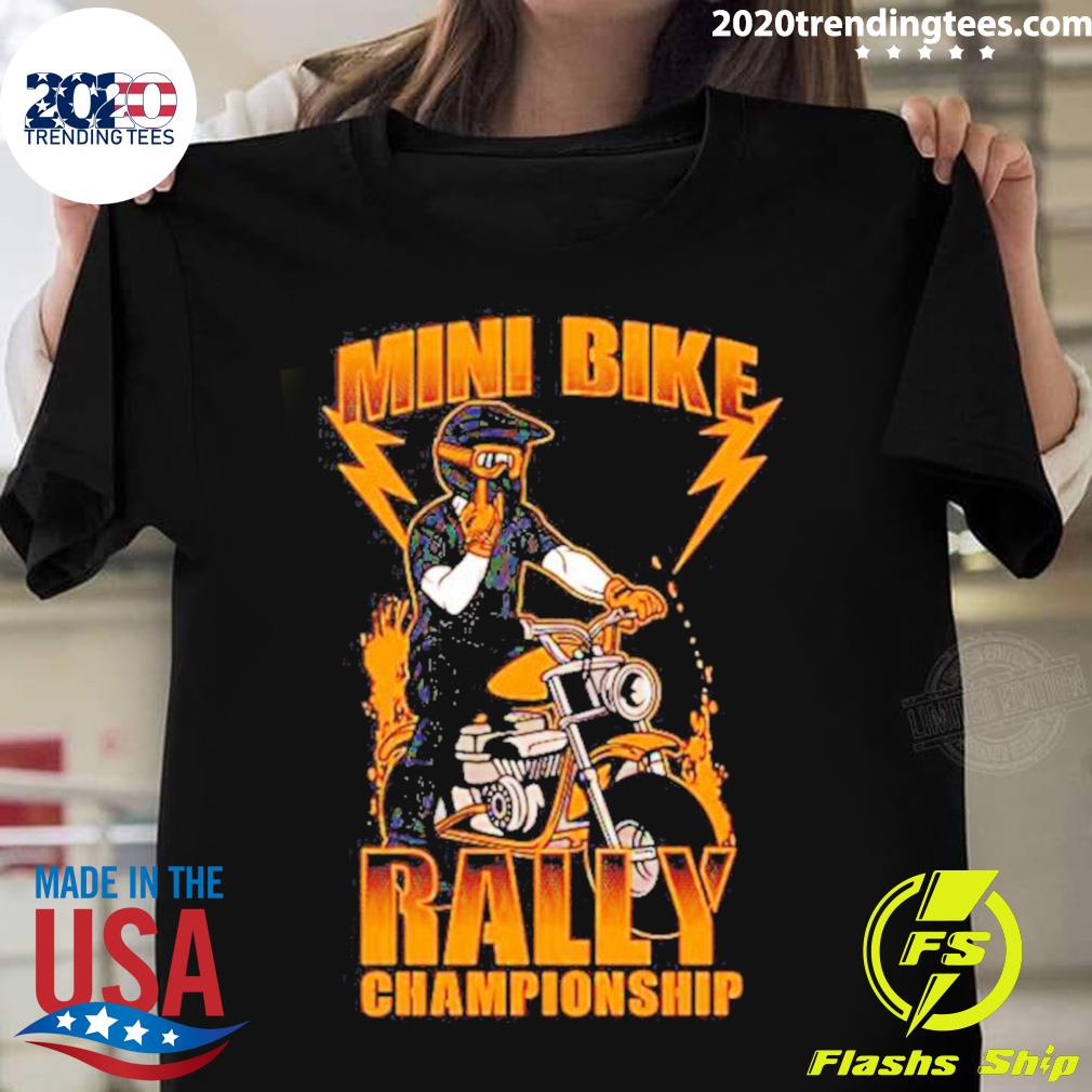Official mini Bike Rally Championship - Adult & Kids T-Shirts, Sweatshirts & Hoodies apparel design preview 1