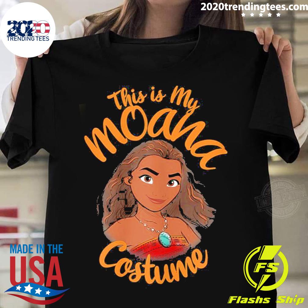 Official moana This Is My Costume Halloween - Adult & Kids T-Shirts, Sweatshirts & Hoodies apparel design preview 1