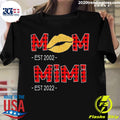 Official MOM EST 2002 MIMI 2022 For New - Adult & Kids T-Shirts, Sweatshirts & Hoodies apparel design preview 1