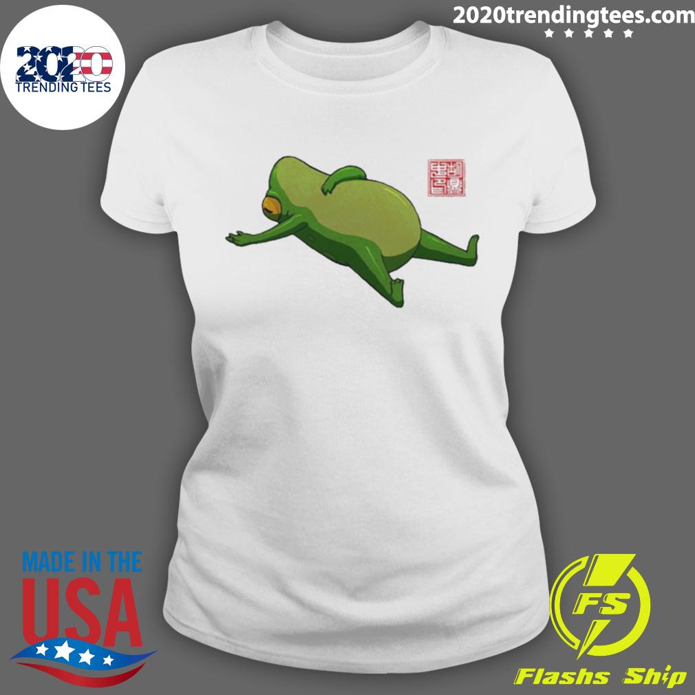 Official mood Yoga Frog - Adult & Kids T-Shirts, Sweatshirts & Hoodies apparel design preview 3