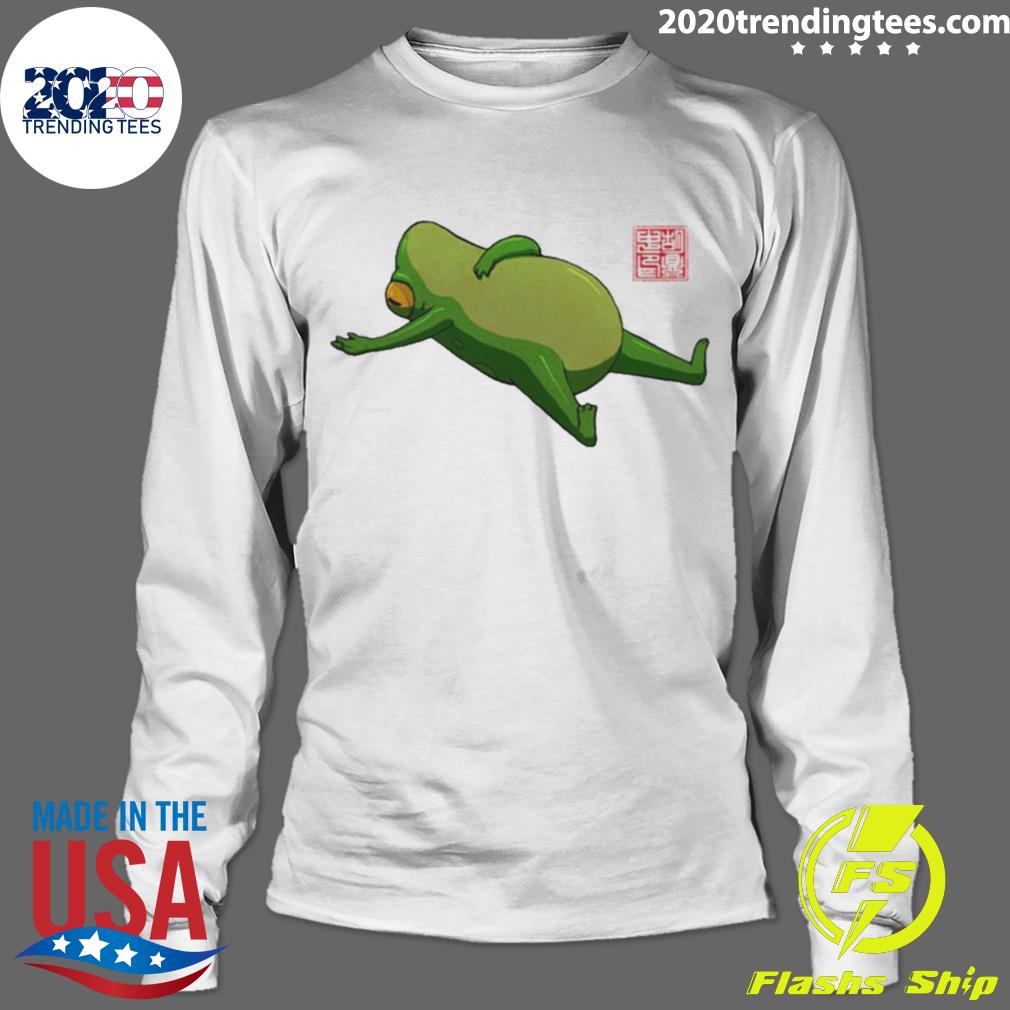 Official mood Yoga Frog - Adult & Kids T-Shirts, Sweatshirts & Hoodies apparel design preview 4