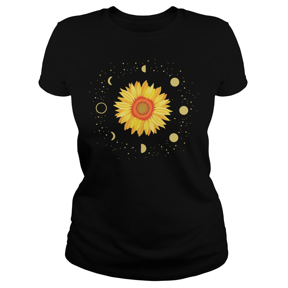 Official Moon Phases Sunflower - Adult & Kids T-Shirts, Sweatshirts & Hoodies apparel design preview 1