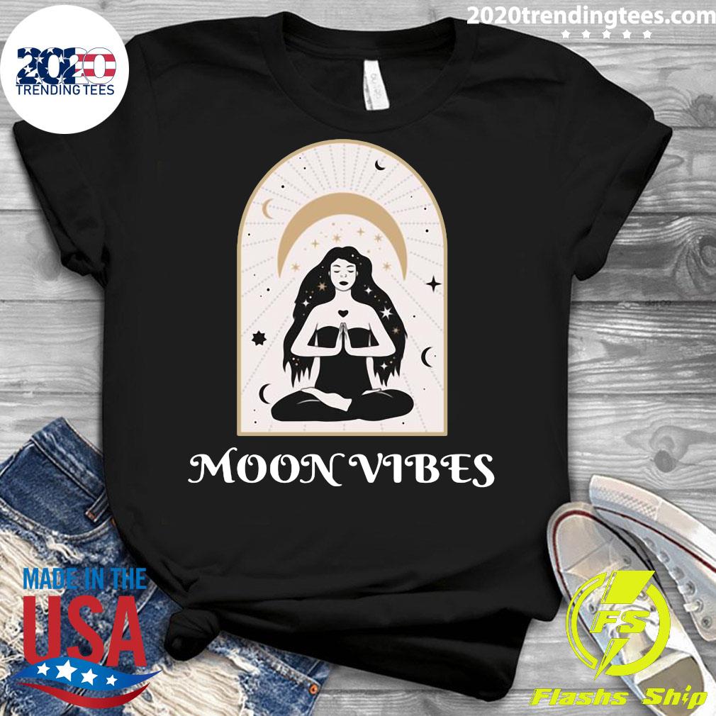 Official Moon Vibes Celestial Design Esoteric - Adult & Kids T-Shirts, Sweatshirts & Hoodies apparel design preview 3