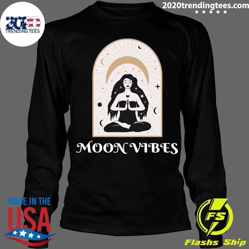 Official Moon Vibes Celestial Design Esoteric - Adult & Kids T-Shirts, Sweatshirts & Hoodies apparel design preview 4
