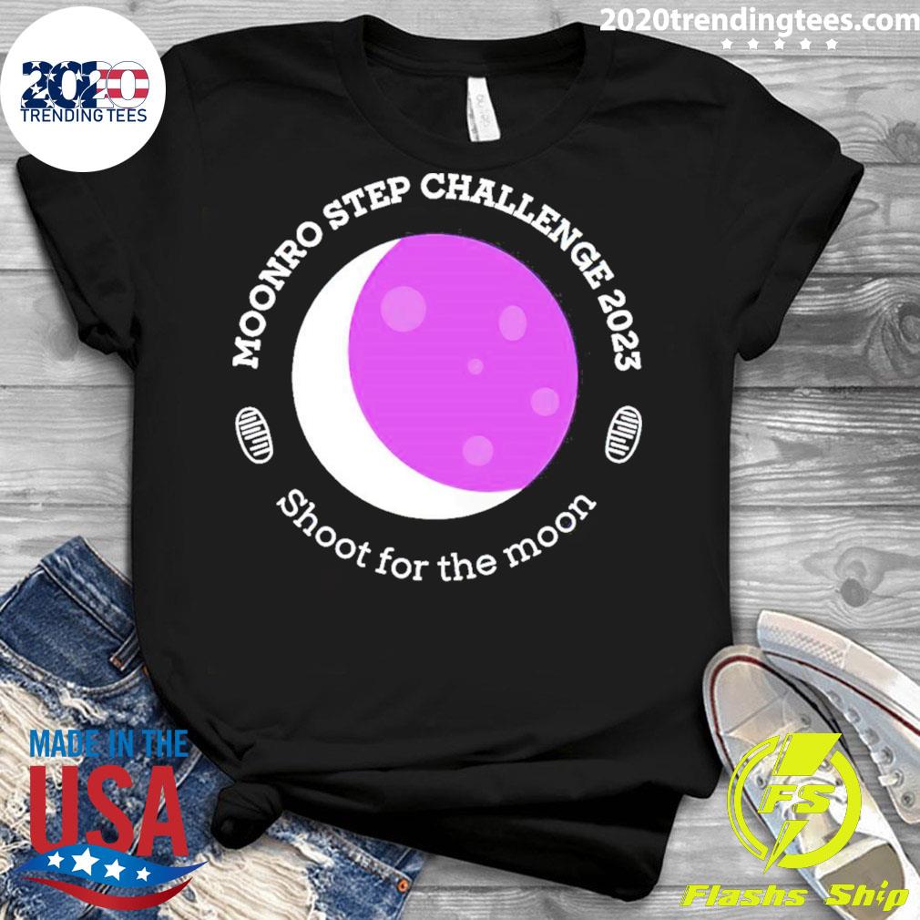 Official moonro Step Challenger 2023 Shoot For The - Adult & Kids T-Shirts, Sweatshirts & Hoodies apparel design preview 3
