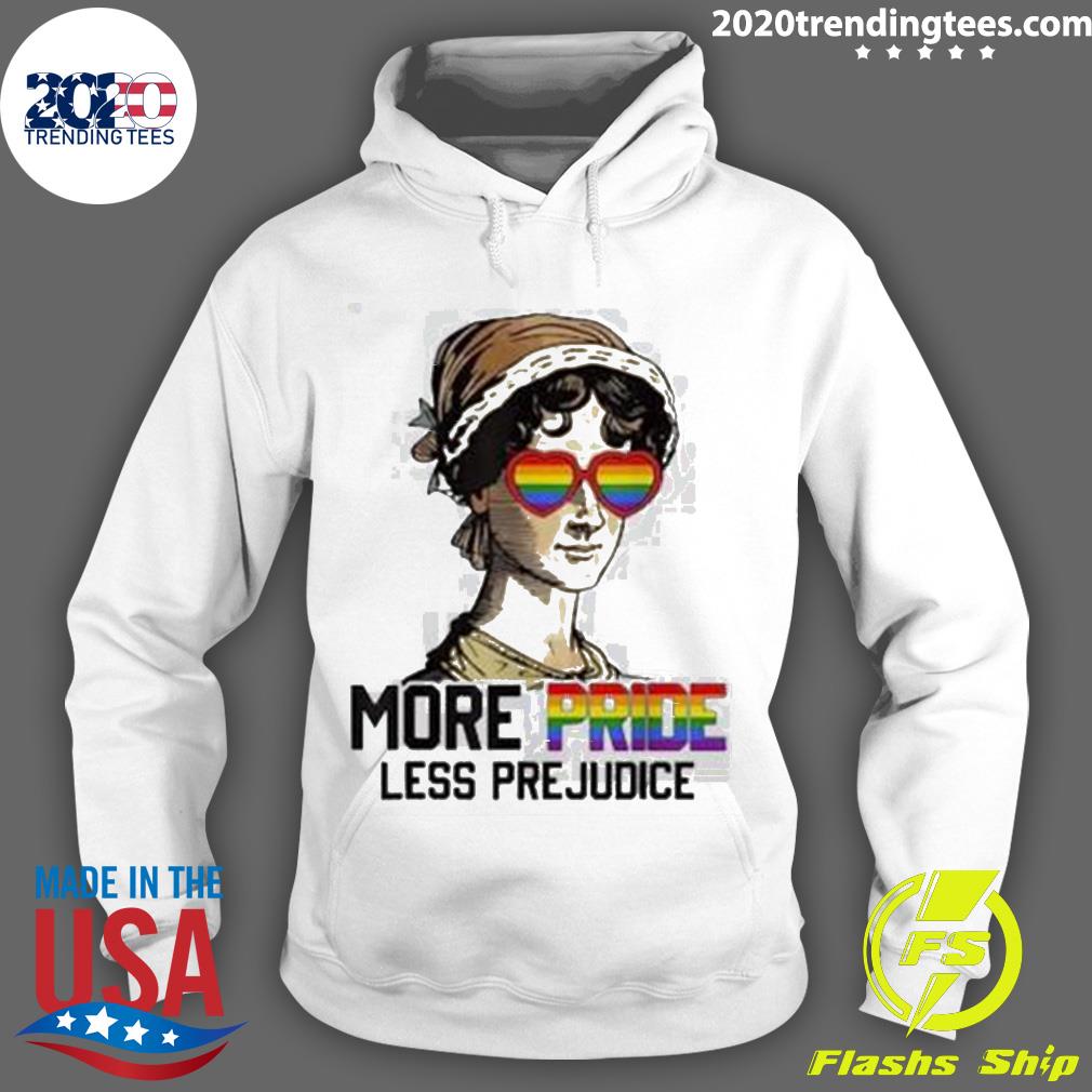 Official more Pride Less Prejudice Lgbt Gay Ally - Adult & Kids T-Shirts, Sweatshirts & Hoodies apparel design preview 2