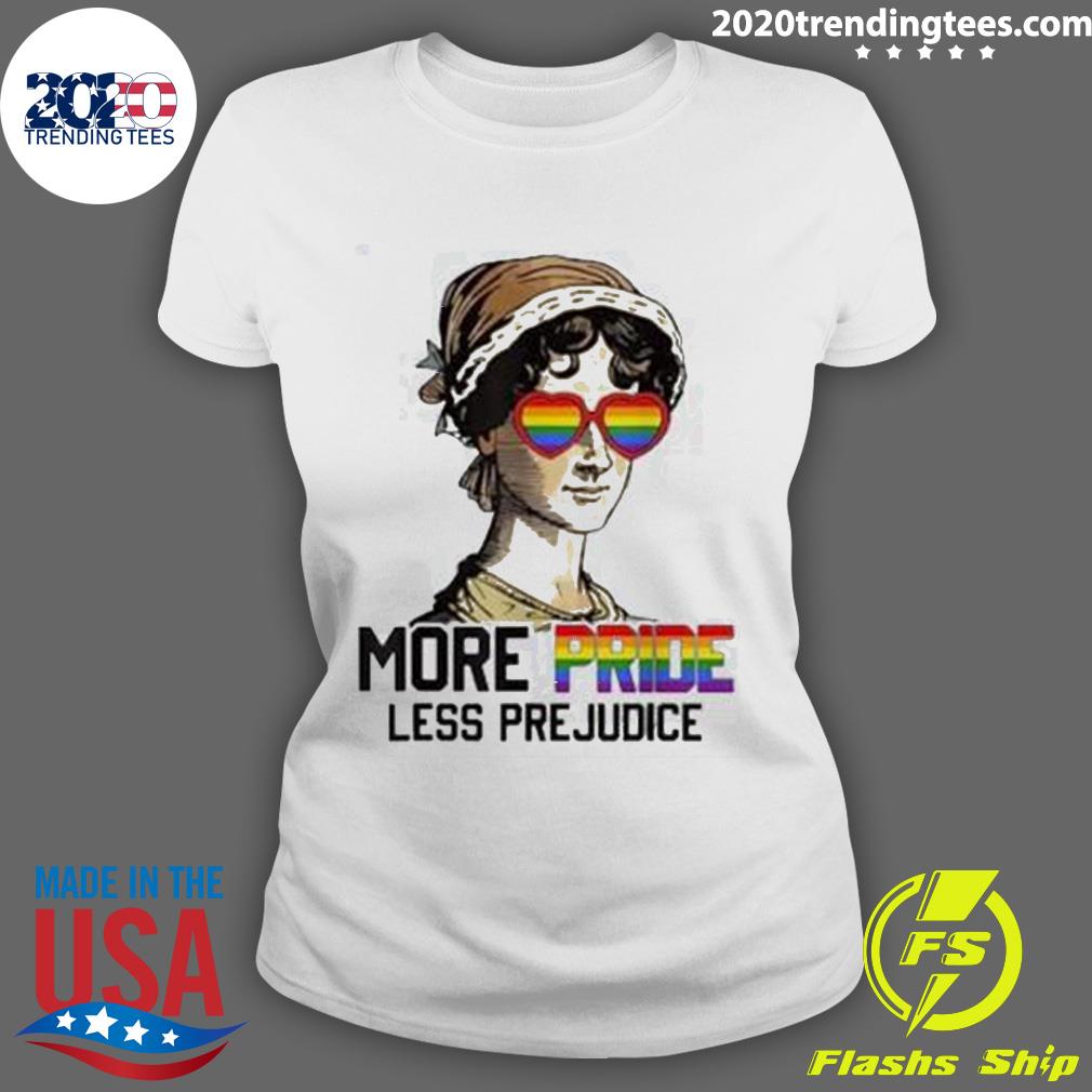 Official more Pride Less Prejudice Lgbt Gay Ally - Adult & Kids T-Shirts, Sweatshirts & Hoodies apparel design preview 3