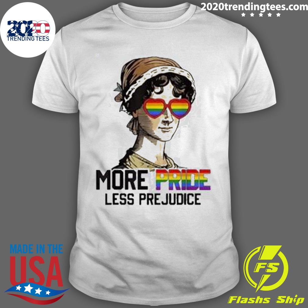 Official more Pride Less Prejudice Lgbt Gay Ally - Adult & Kids T-Shirts, Sweatshirts & Hoodies apparel design preview 1