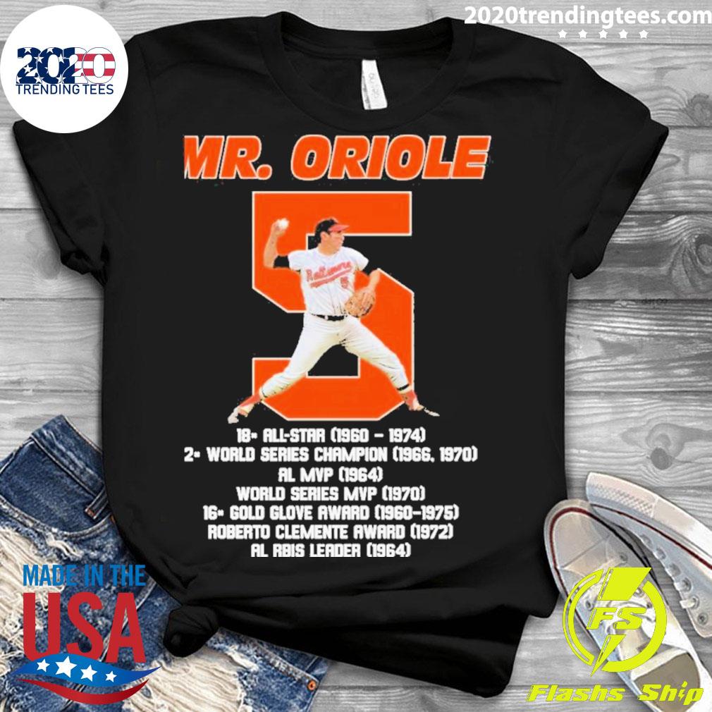 Official mr Oriole Rip Brooks Robinson 1937-2023 - Adult & Kids T-Shirts, Sweatshirts & Hoodies apparel design preview 3