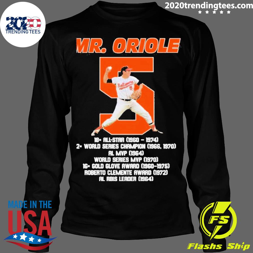 Official mr Oriole Rip Brooks Robinson 1937-2023 - Adult & Kids T-Shirts, Sweatshirts & Hoodies apparel design preview 4