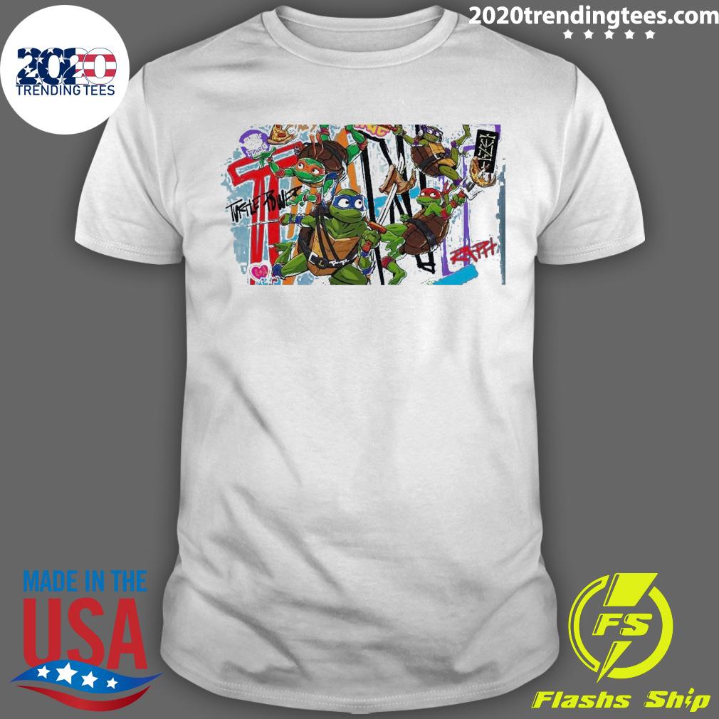 Official mutant Mayhem Cinemacon Presentation - Adult & Kids T-Shirts, Sweatshirts & Hoodies apparel design preview 1