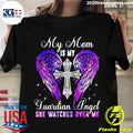 Official my Dad Is Guardian Angel He Watches Over Me - Adult & Kids T-Shirts, Sweatshirts & Hoodies apparel design preview 1