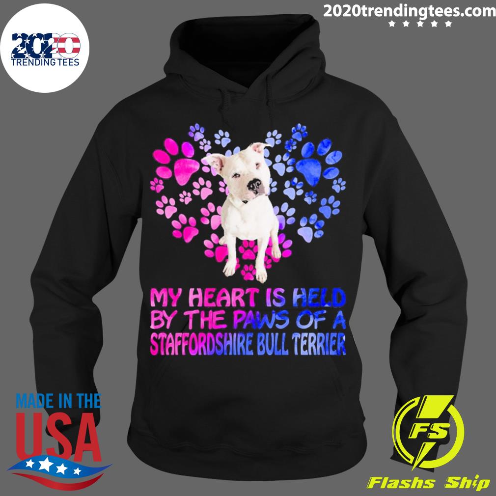 Official my Heart Is Held By The Paws Of A - Adult & Kids T-Shirts, Sweatshirts & Hoodies apparel design preview 2
