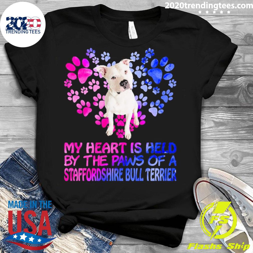 Official my Heart Is Held By The Paws Of A - Adult & Kids T-Shirts, Sweatshirts & Hoodies apparel design preview 3
