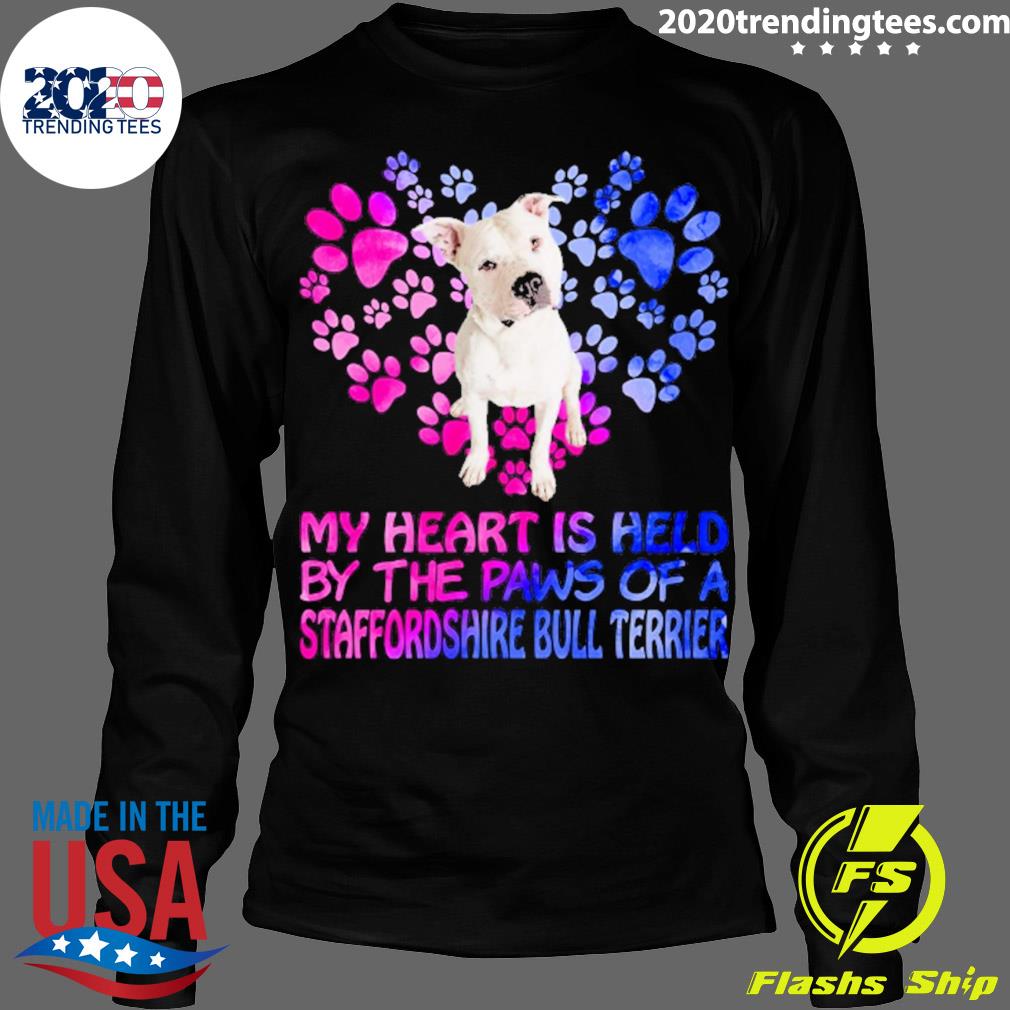 Official my Heart Is Held By The Paws Of A - Adult & Kids T-Shirts, Sweatshirts & Hoodies apparel design preview 4
