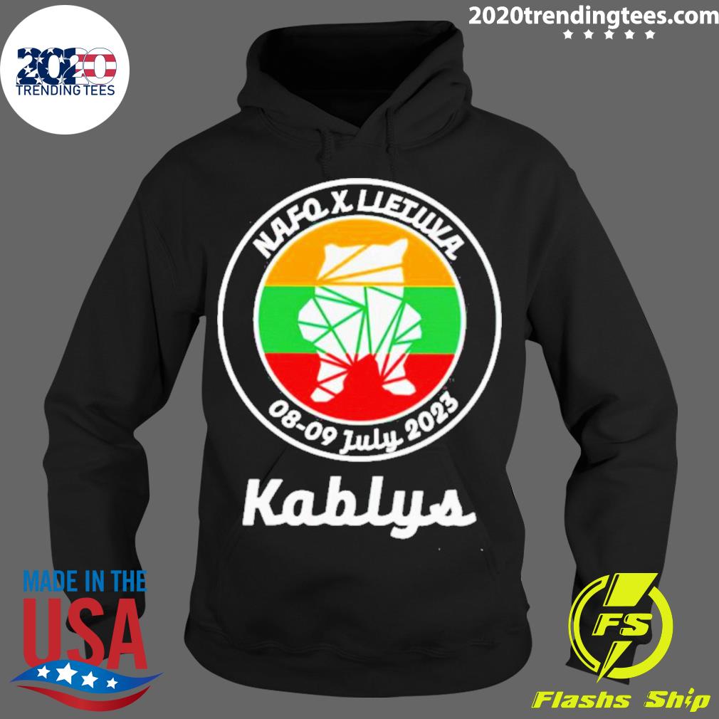Official nafo Lletuva 08-09 July 2023 Kablys - Adult & Kids T-Shirts, Sweatshirts & Hoodies apparel design preview 2