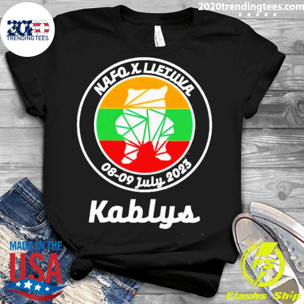 Official nafo Lletuva 08-09 July 2023 Kablys - Adult & Kids T-Shirts, Sweatshirts & Hoodies apparel design preview 3