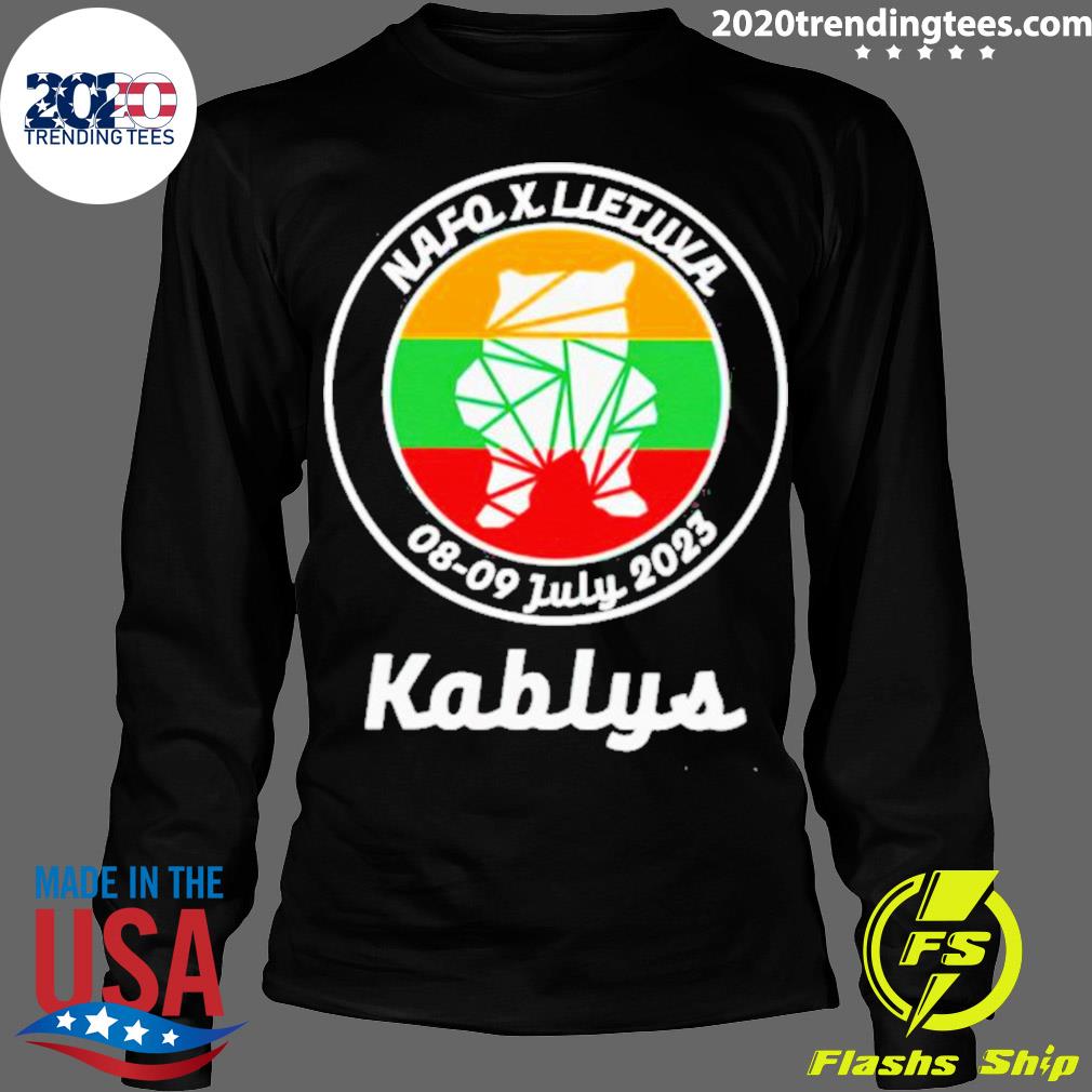 Official nafo Lletuva 08-09 July 2023 Kablys - Adult & Kids T-Shirts, Sweatshirts & Hoodies apparel design preview 4