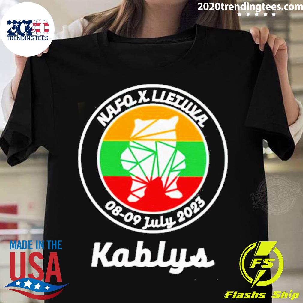Official nafo Lletuva 08-09 July 2023 Kablys - Adult & Kids T-Shirts, Sweatshirts & Hoodies apparel design preview 1