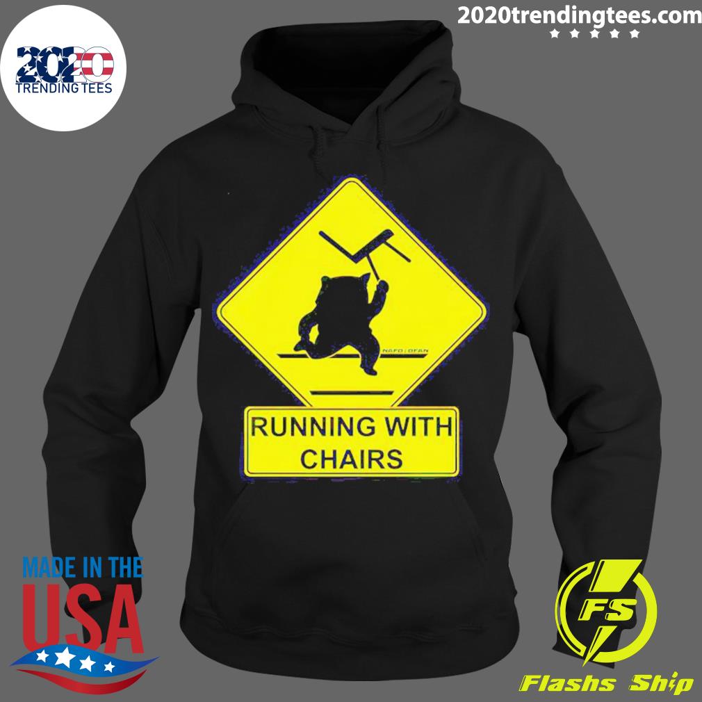 Official nafo Running With Chairs - Adult & Kids T-Shirts, Sweatshirts & Hoodies apparel design preview 2