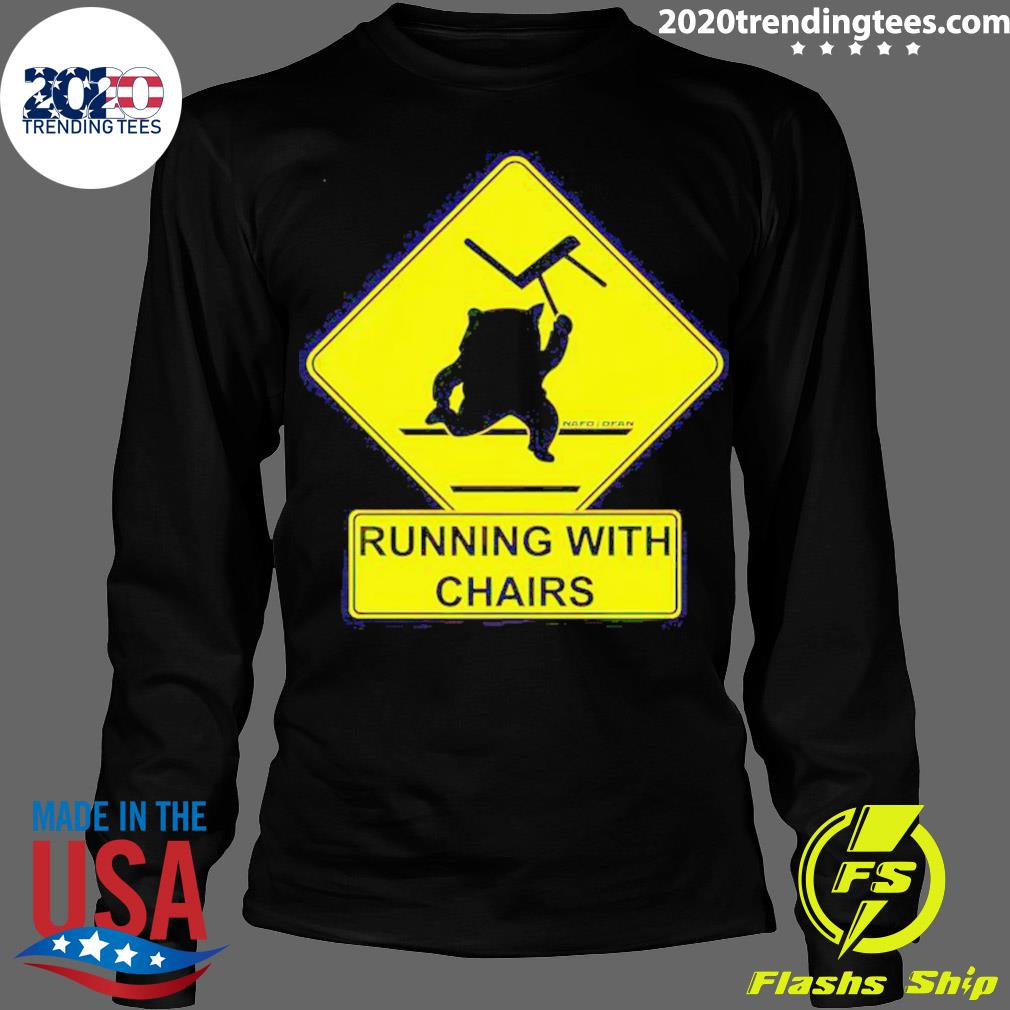 Official nafo Running With Chairs - Adult & Kids T-Shirts, Sweatshirts & Hoodies apparel design preview 4