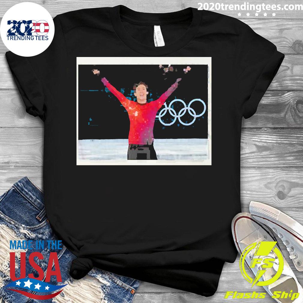 Official Nathan Chen 2022 Winter Olympics - Adult & Kids T-Shirts, Sweatshirts & Hoodies apparel design preview 3