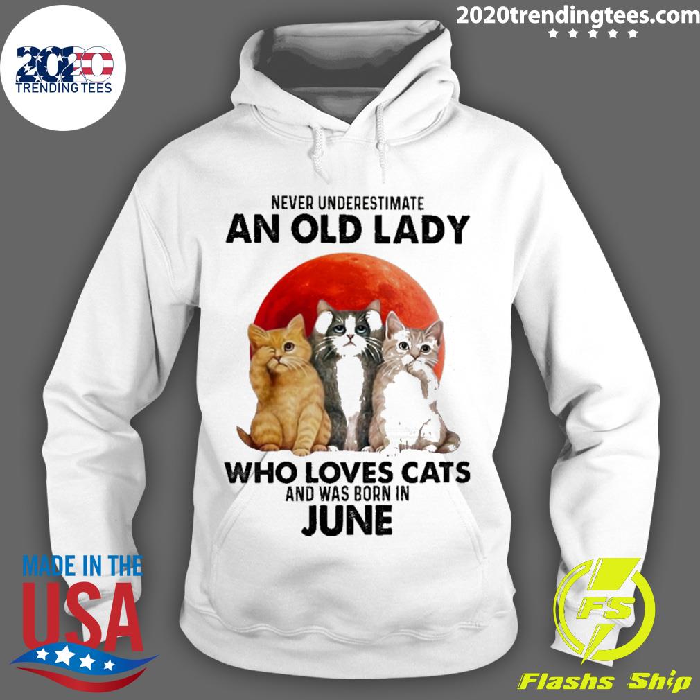 Official never Underestimate An Old Lady Who Loves - Adult & Kids T-Shirts, Sweatshirts & Hoodies apparel design preview 2