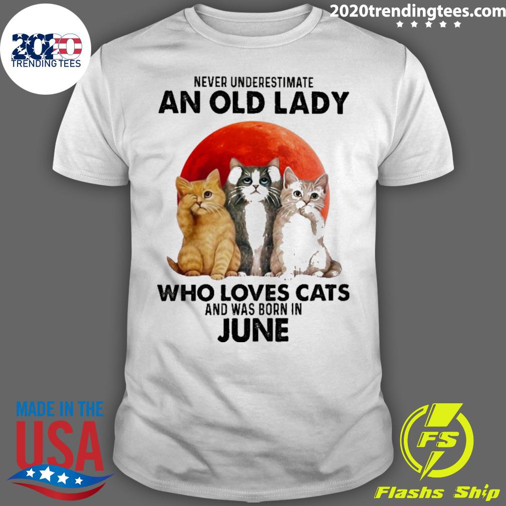 Official never Underestimate An Old Lady Who Loves - Adult & Kids T-Shirts, Sweatshirts & Hoodies apparel design preview 1