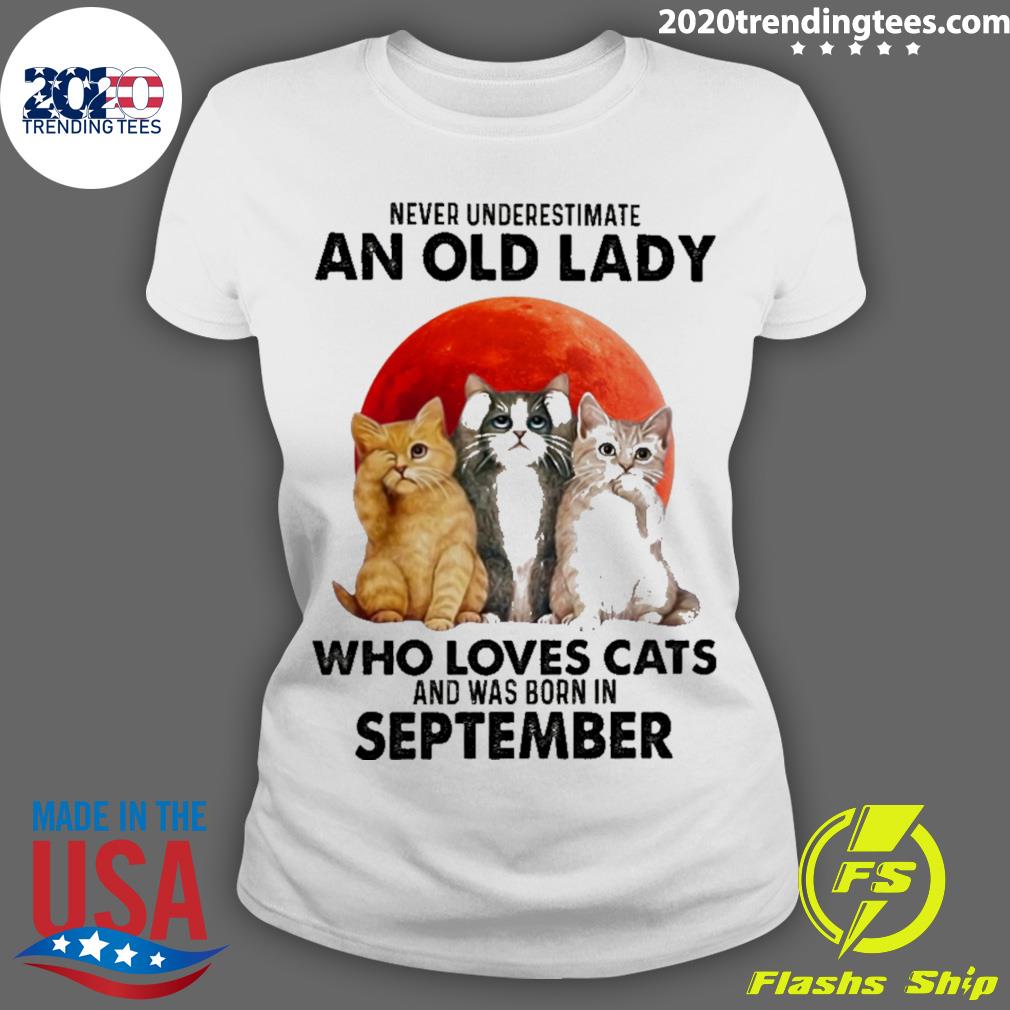 Official never Underestimate An Old Lady Who Loves - Adult & Kids T-Shirts, Sweatshirts & Hoodies apparel design preview 3
