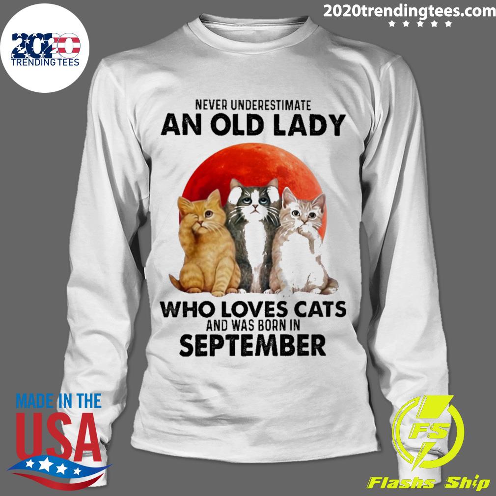 Official never Underestimate An Old Lady Who Loves - Adult & Kids T-Shirts, Sweatshirts & Hoodies apparel design preview 4