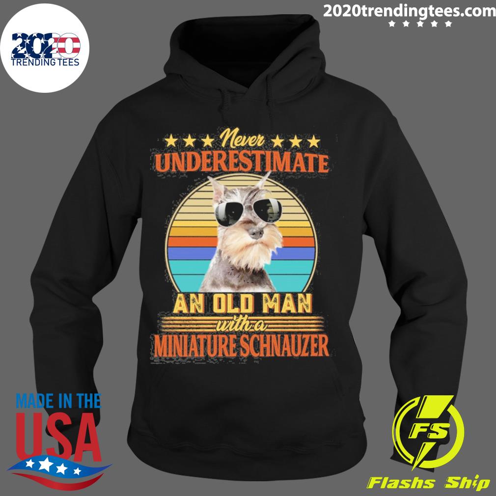 Official never Underestimate An Old Man With A Grey - Adult & Kids T-Shirts, Sweatshirts & Hoodies apparel design preview 2