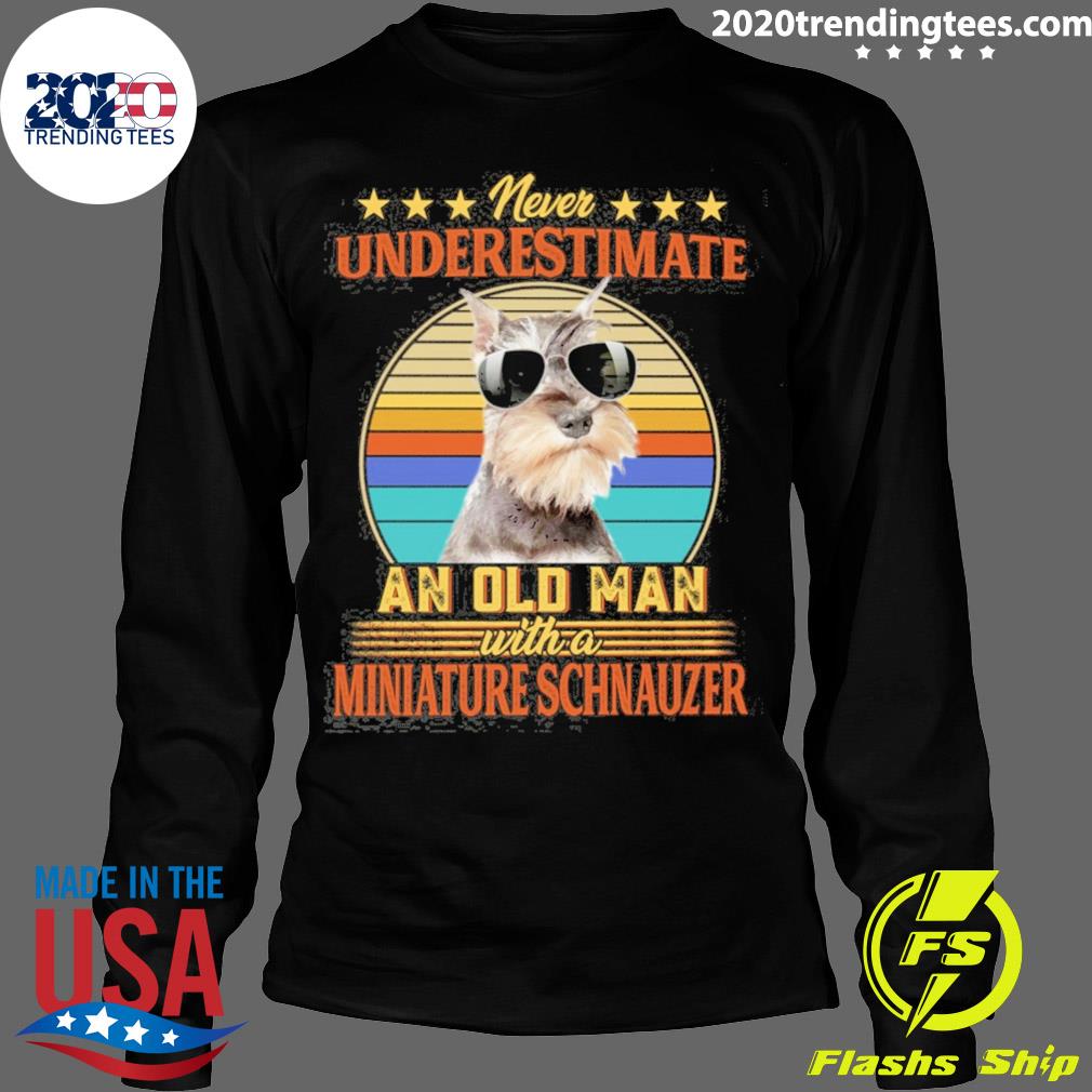Official never Underestimate An Old Man With A Grey - Adult & Kids T-Shirts, Sweatshirts & Hoodies apparel design preview 4