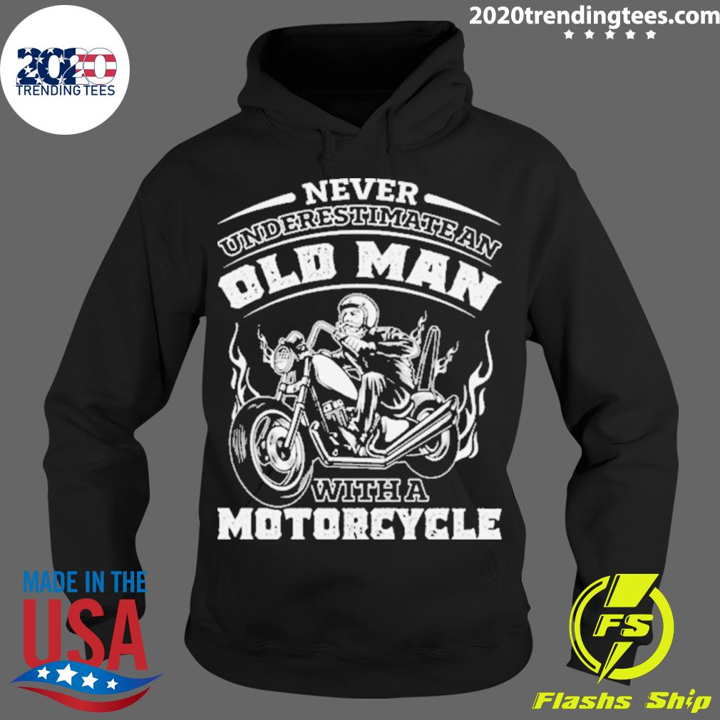 Official never Underestimate An Old Man With A - Adult & Kids T-Shirts, Sweatshirts & Hoodies apparel design preview 2