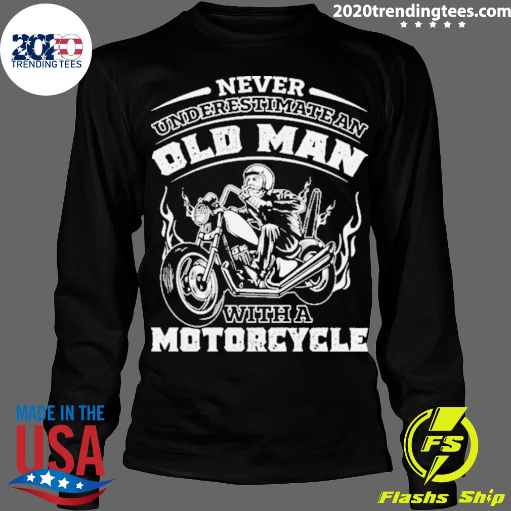 Official never Underestimate An Old Man With A - Adult & Kids T-Shirts, Sweatshirts & Hoodies apparel design preview 4